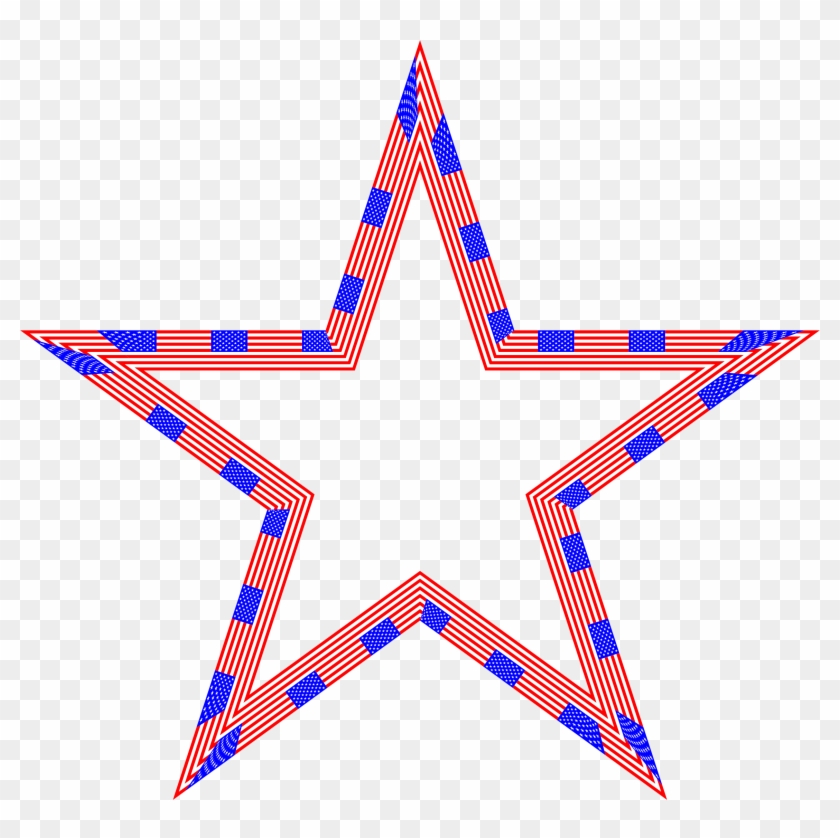 American Flag Clipart Staes - Star On Usa Flag #380565
