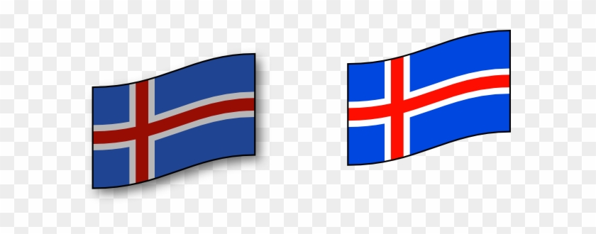 Norway Flag Clip Art At Clker - Flag Of Iceland Clipart #380578