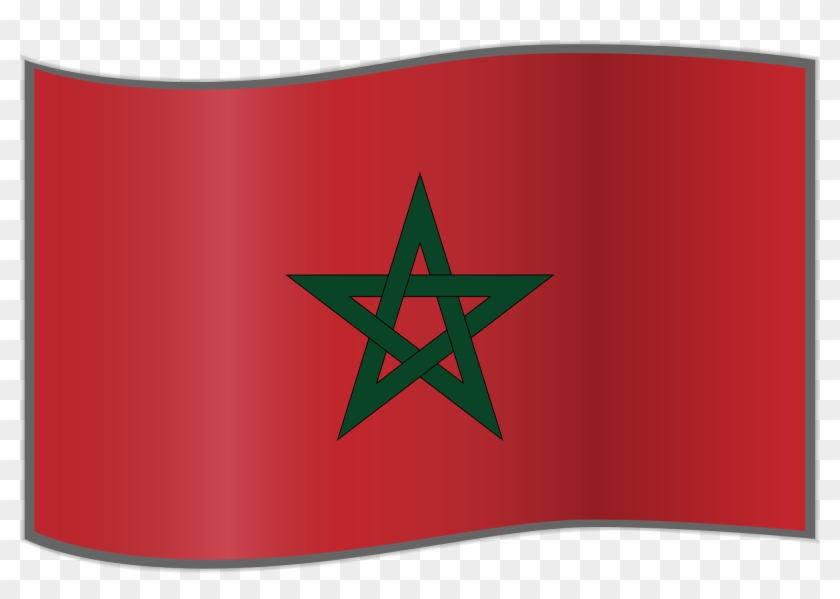 Fileflag Of Morocco Waving - Morocco Flag Transparent #380651