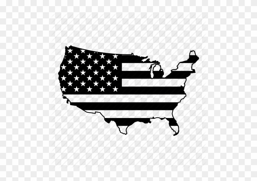 American Flag Clip Art Black And White #380715