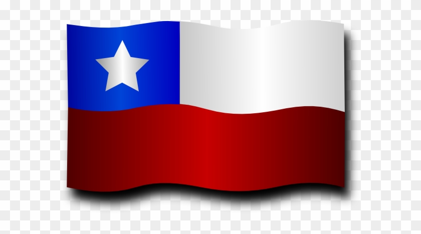 Chilean Flag Svg Clip Arts 600 X 387 Px - Bandera De Chile En Gif #380788