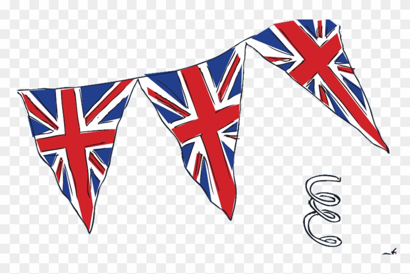 Jubilee Jubilation In Great Missenden Fiona Firth - Union Jack Bunting Clipart #380797