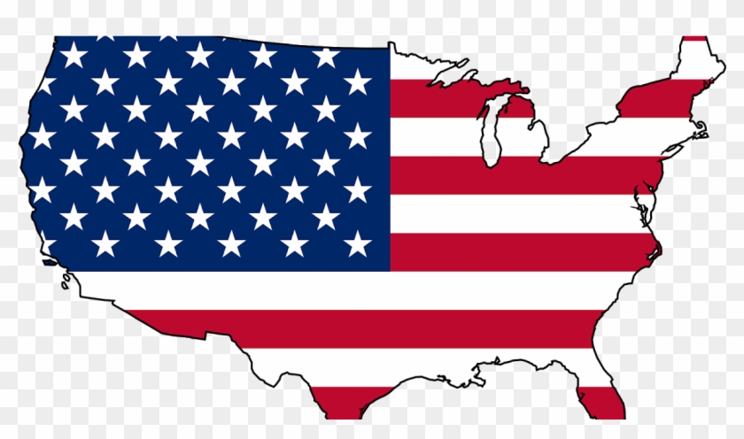 Us Flag Map E3 Shower Curtain #380809