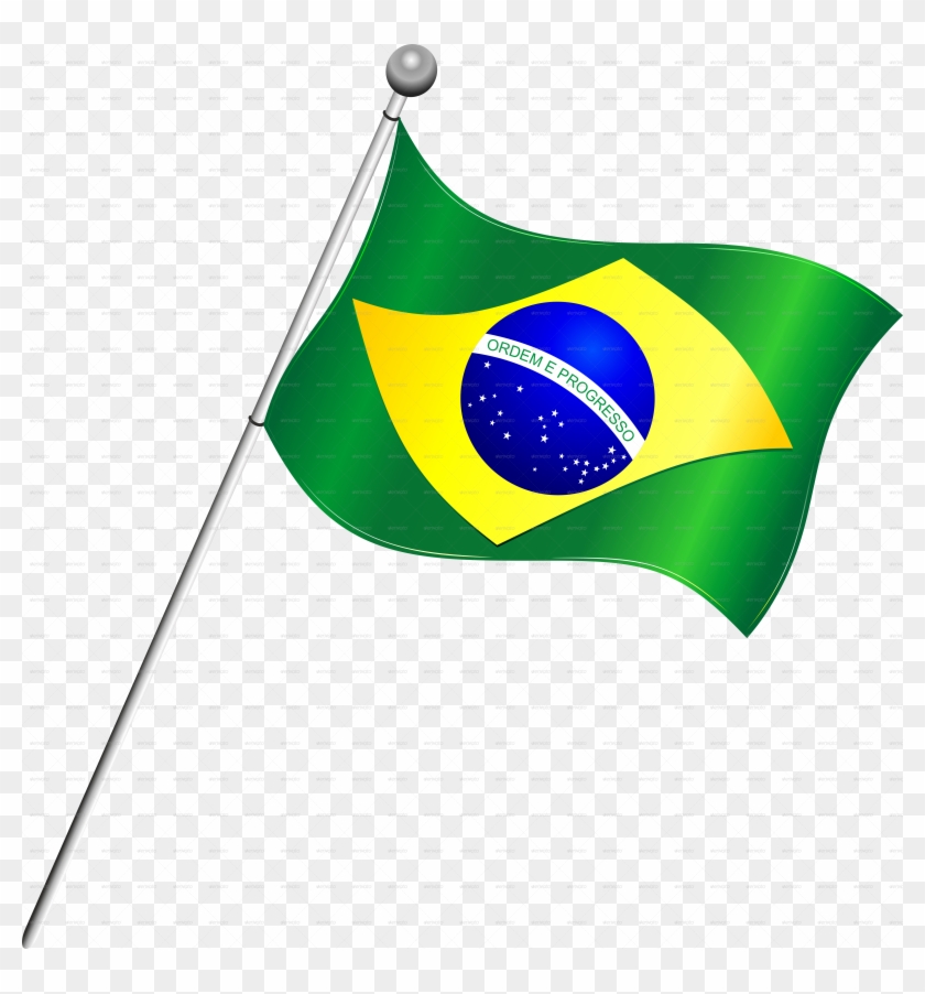 Brazil Flag Transparent Background - Brazil Flag No Background #380862