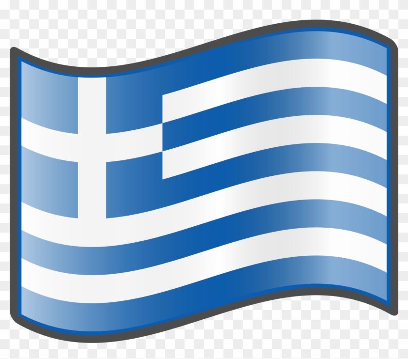 Open - Greek Flag Png #380894