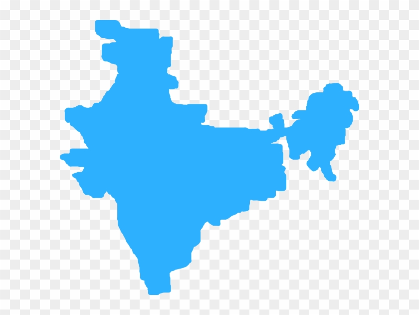 India Svg Clip Arts 600 X 551 Px - Map #380912