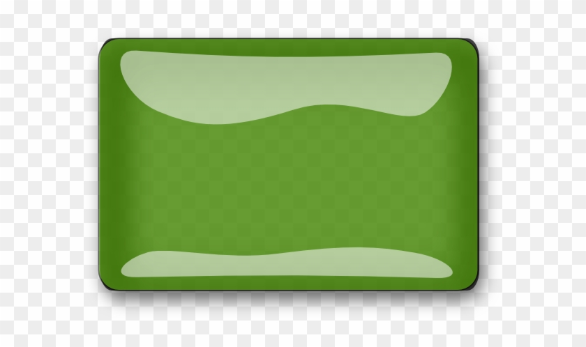 Green Rectangle Blank Button Svg Clip Arts 600 X 418 - Icon #380954