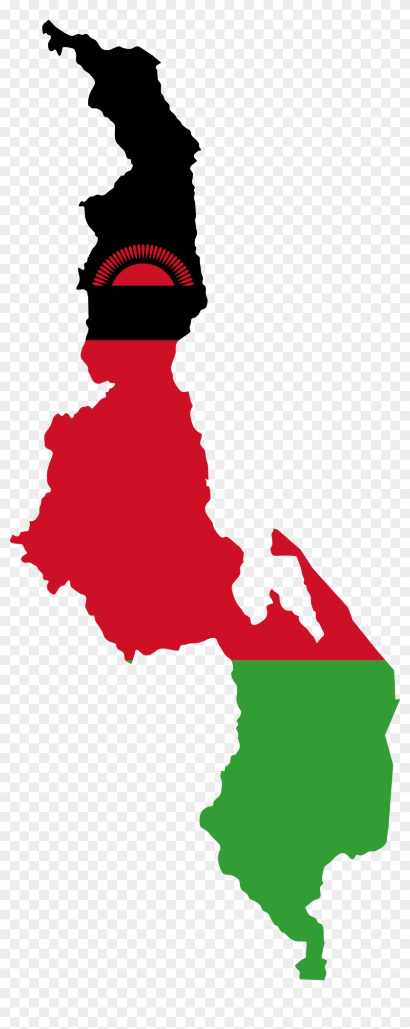 Malawi Flag Map - Malawi Flag Map #380959