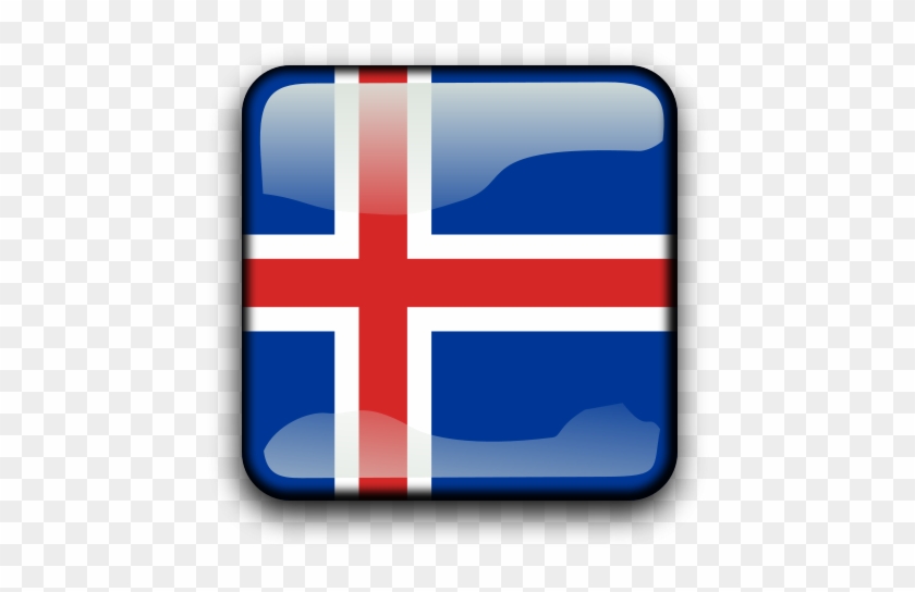 Iceland Flag Country 600 Pixels Clipart - Flag #380969