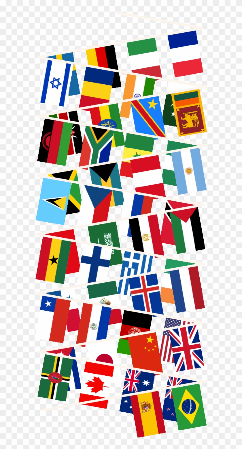 World Multi Nation Bunting - Google Translate #381016