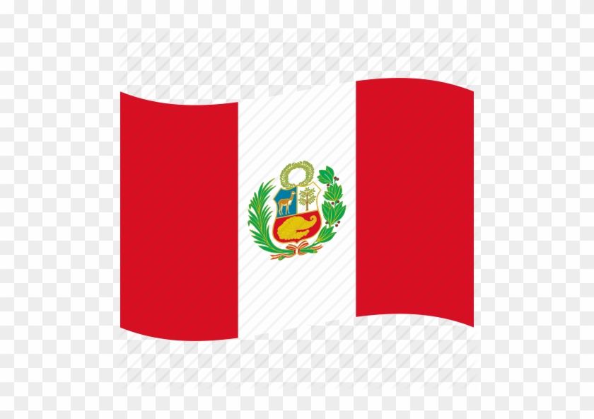 Branches, Cornucopia, Flags, Laurel, Pe, Peru, Waving - Peruvian Flag #381036