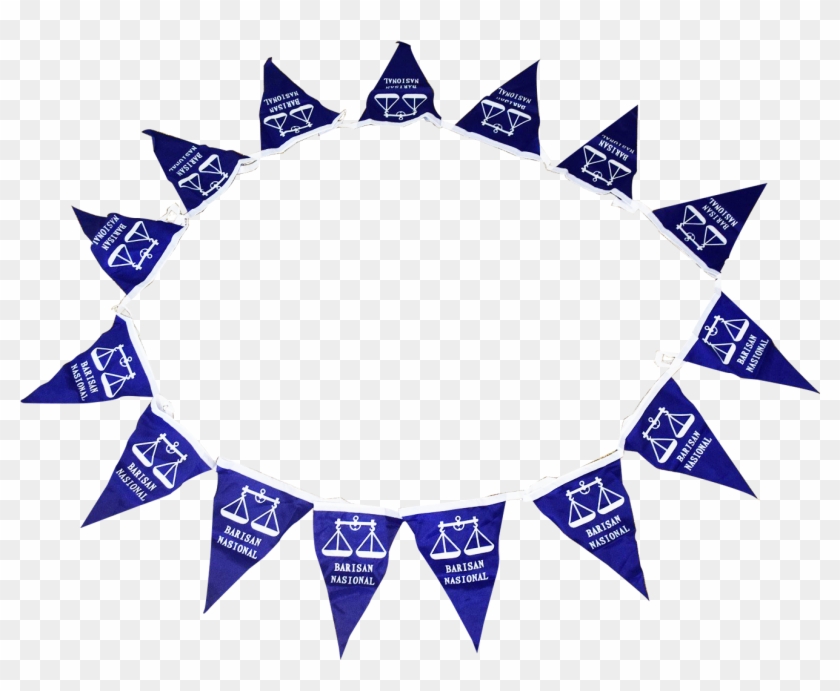 Barisan Nasional Bunting Flag - London Eye Black And White Cartoon #381048