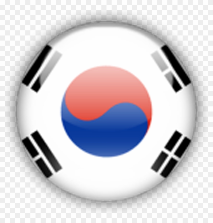 Crystal Glossy Graphic Flag Wallpaper Of South Korea - Korean Flag Circle #381044