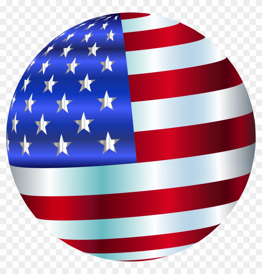 Big Image - Usa Flag Sphere #381115