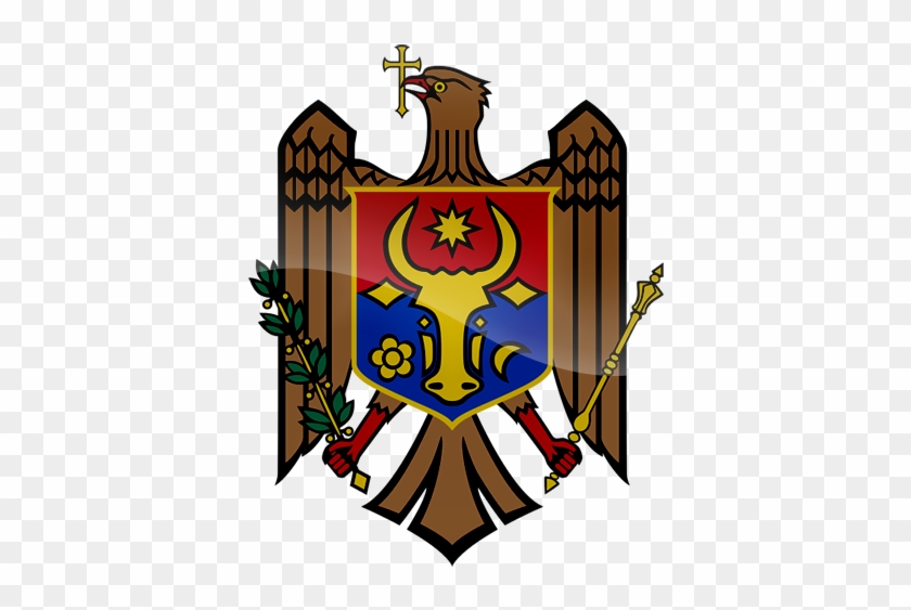 Pin By Joseph Cammarata On Flags And Banners Of The - Coat Of Arms Moldova #381113