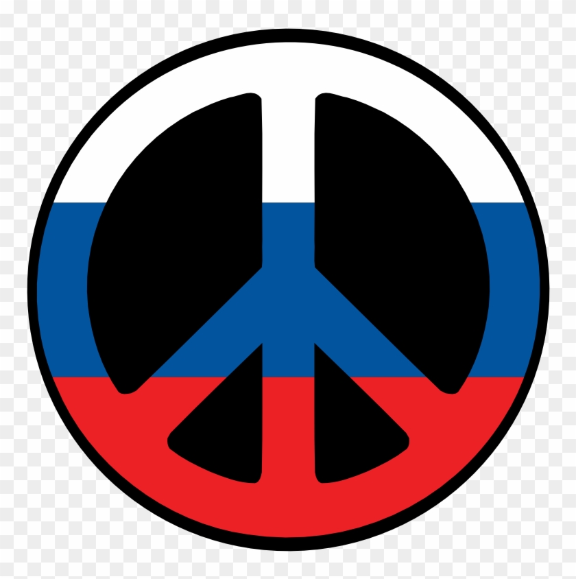 Russia Peace Symbol Flag 4 Scallywag Peacesymbol - Russian Symbol For Peace #381119