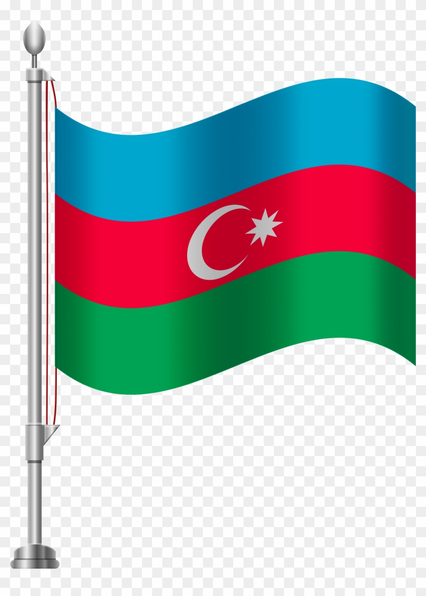 Flag Png Clip Art - Azerbaijan Flag Clipart #381193
