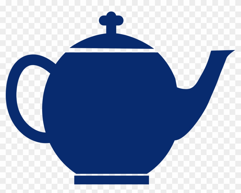 Free Jubilee Tea Pot Blue - Tea Pot Clip Art Blue #381246