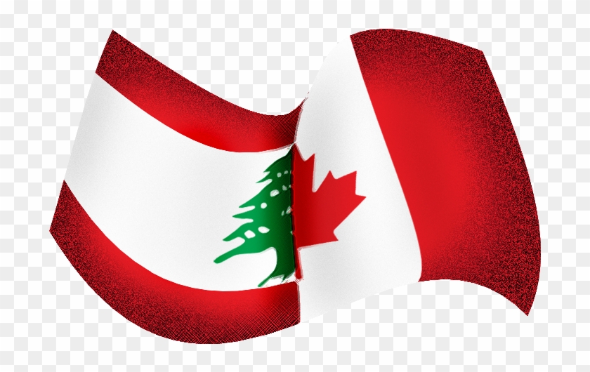 Lebanese Canadian Flag Tattoo By Screamemotion - Lebanon And Canada Flag #381407
