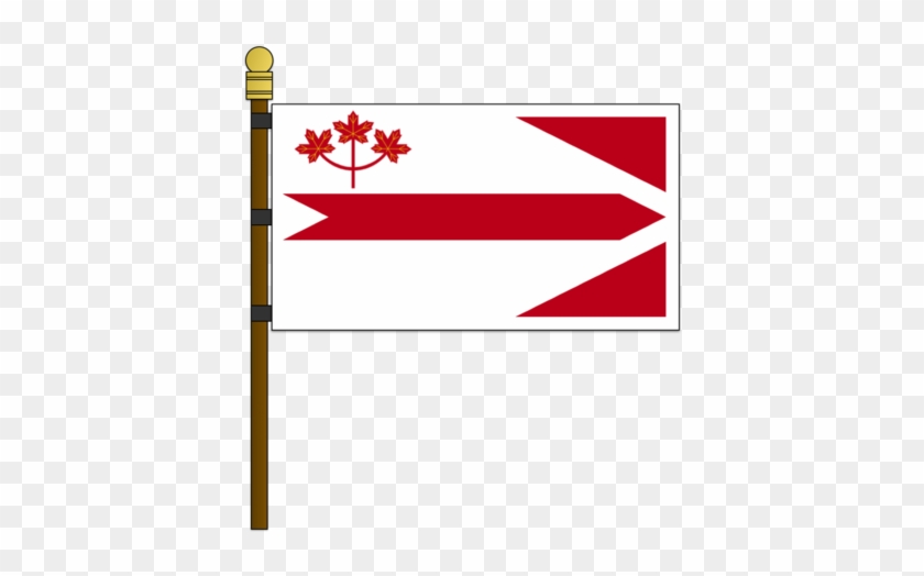 Alternate Naval Ensign By Kristberinn - Canada Red Ensign Gold Maple Leaf #381419