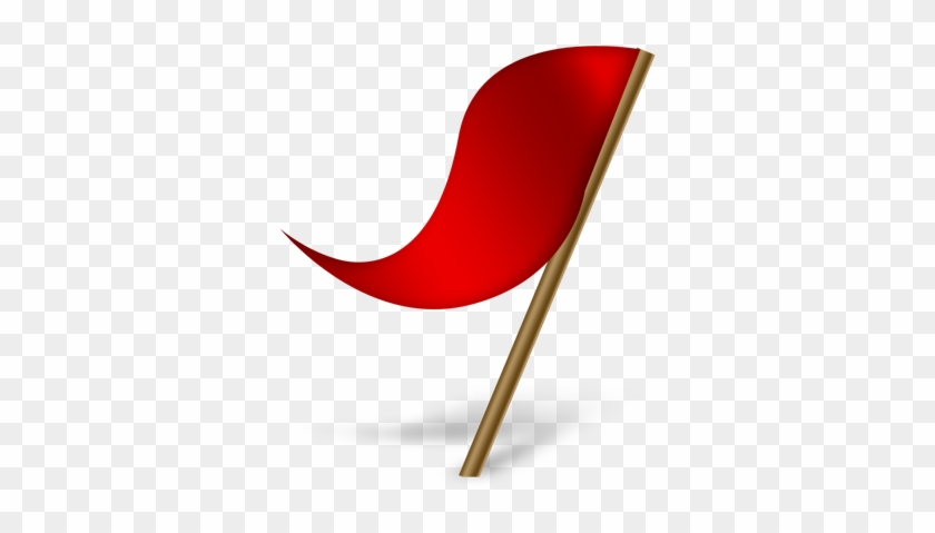 Small Red Icon - Red Flag Clear Background #381427