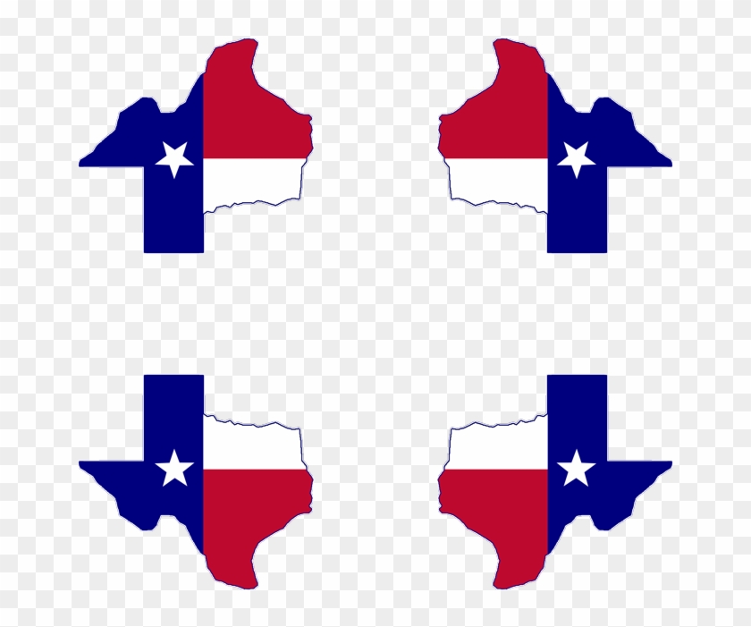 Texas Flag Map Mousepad #381450