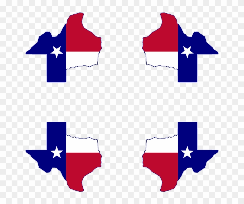 Texas Flag Map Mousepad #381450