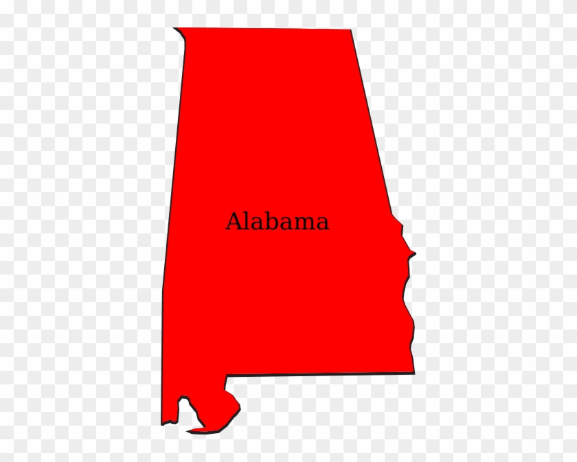 Alabama Outline Clip Art At Clkercom Vector - State Of Alabama Clipart #381532