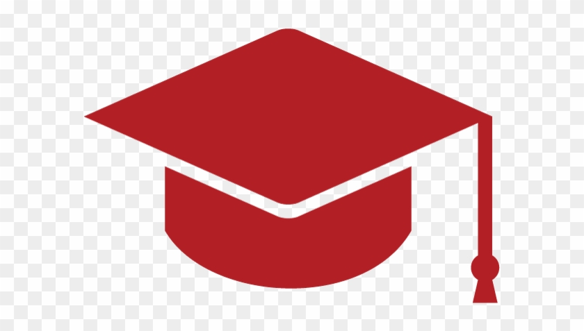 Graduation Cap In Red - Icono De Idiomas Para Curriculum #381584