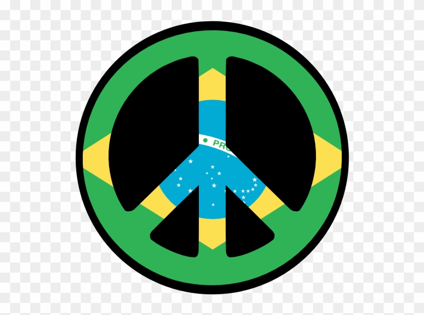 Brazil Peace Symbol Flag 4 555px 44 - Brazil Peace Symbol #381625