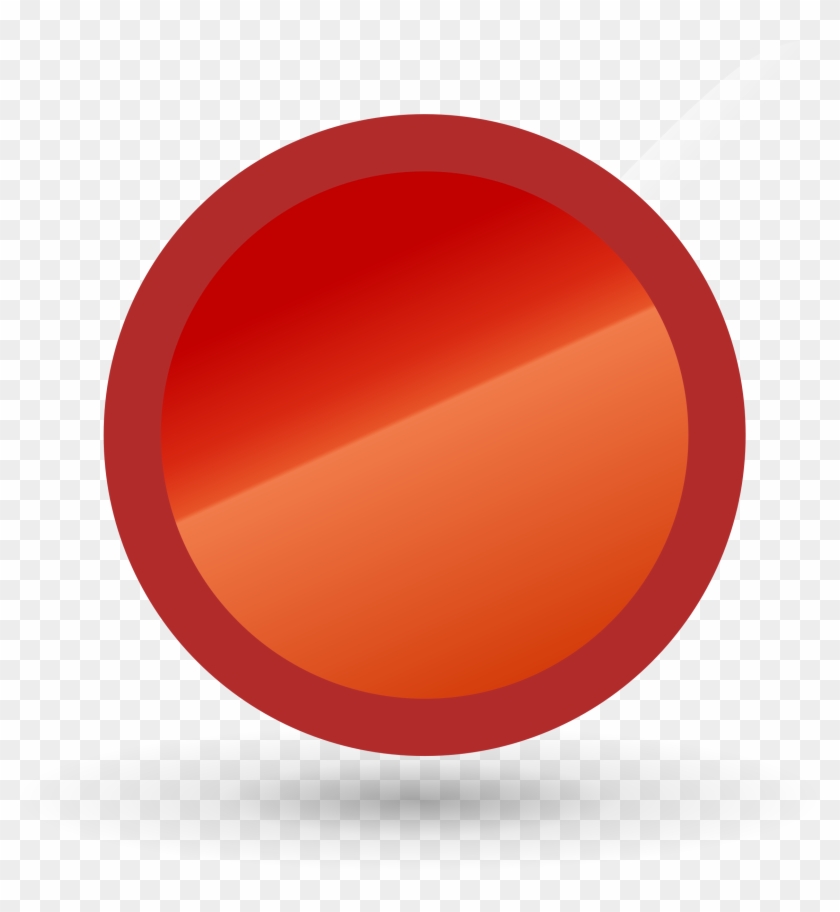 Round Red Circle Clip Art At Clker Com Vector Clip - Medium Sized Circles #381658