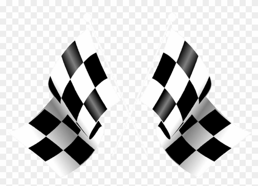Checked Flag Mario Kart Race Flag Full Size PNG Clipart Images Download