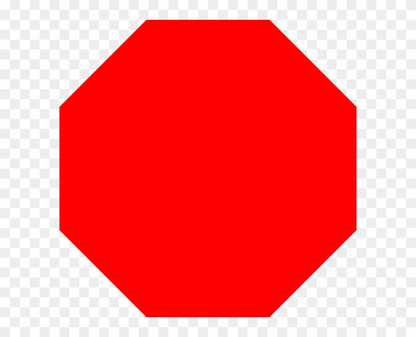 Octagon Cliparts - Red Point Transparent Background - Free Transparent