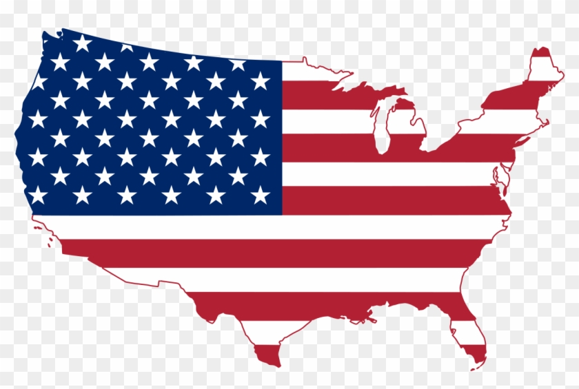 Flag-map Of The United States - United States As A Flag #381684