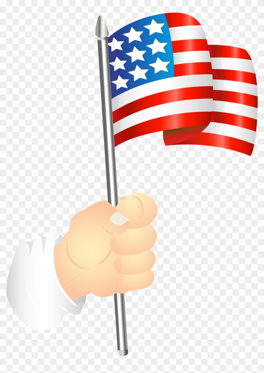 0, - Hand Flag Png #381691