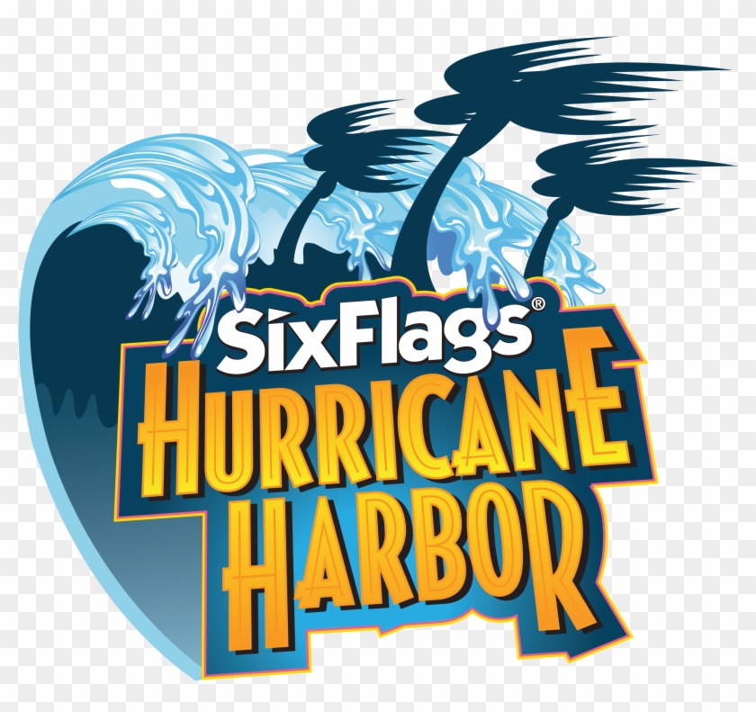 Logowithtrees - Six Flags Hurricane Harbor Logo #381724
