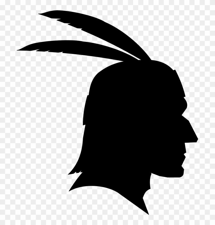 Native American Clipart Silhouette #381794