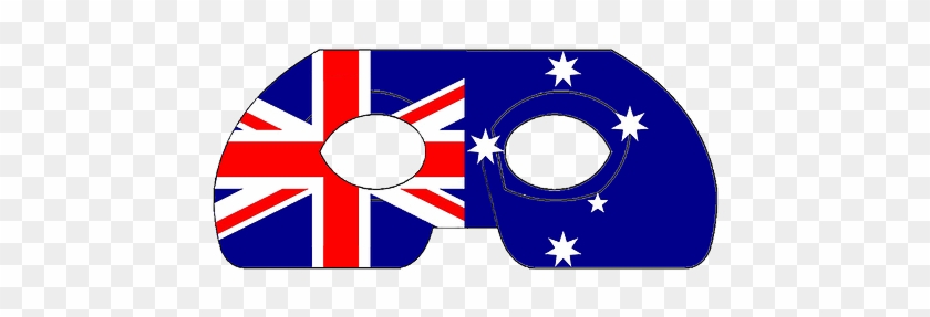 Australian Flag Bandit Face Mask - Animated Royal Air Force Flag #381810
