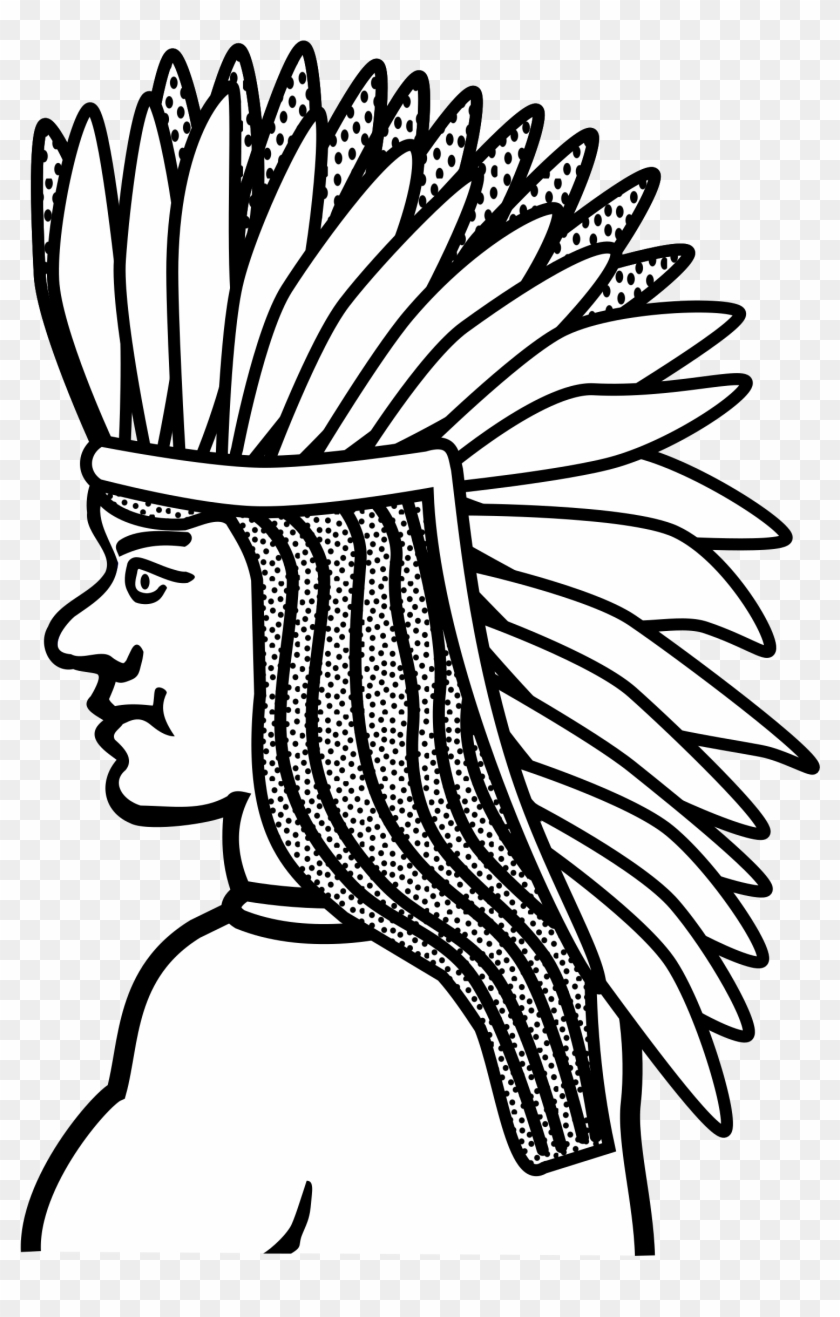 Native American - Native Americans Line Art #381937