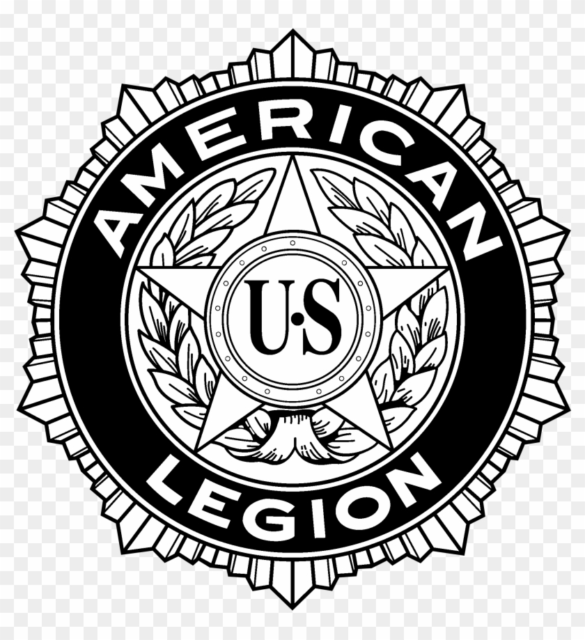 American Legion Logo Black And White - American Legion Logo Vector Art #381995