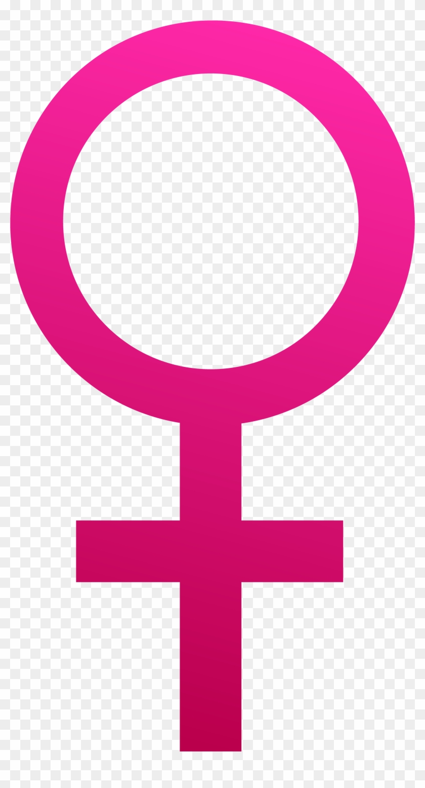 Female Symbol 2 Clip Art At Clker Woman Symbol - More Women Or Men In The World #382053