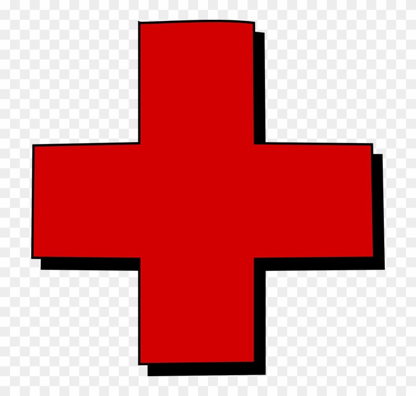 Red Cross Clipart Correct - Signo Mas Color Rojo #382118