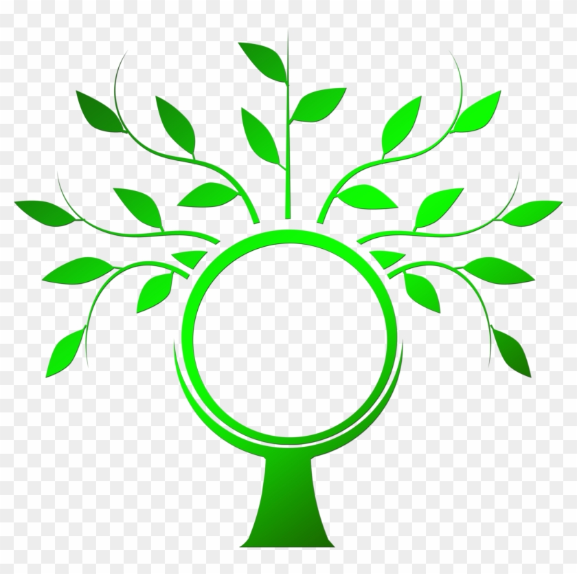 Green Tree Silhouette Inside With The Globe - Busca Del Tiempo Perdido: La Prisionera [book] #382167
