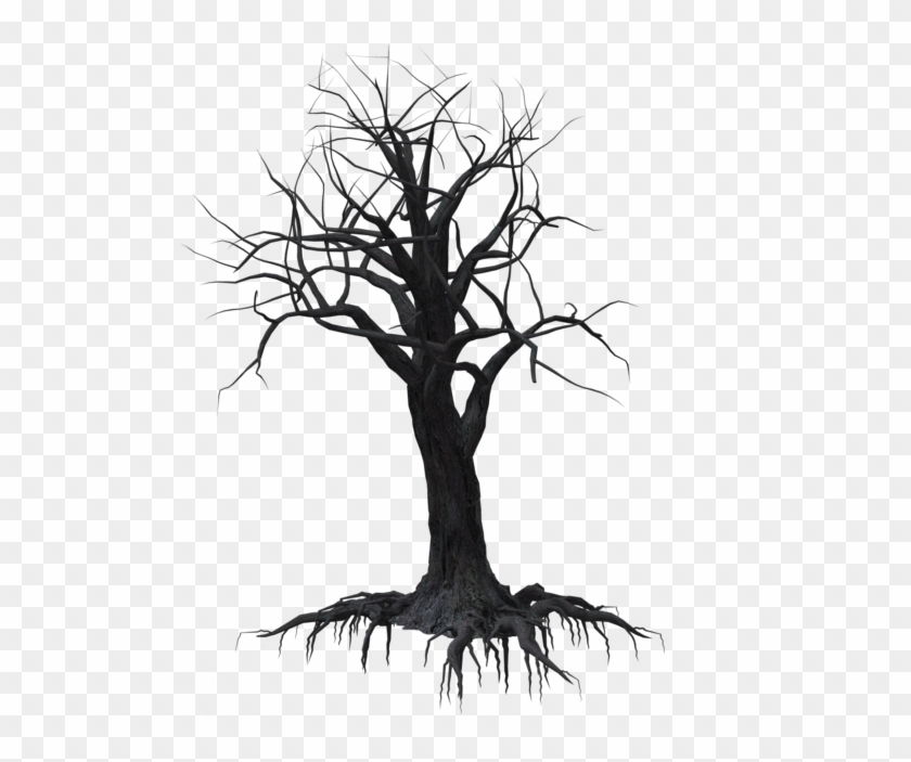 Creepy Tree 02 By Wolverine041269 On Deviantart - Silhouette #382171