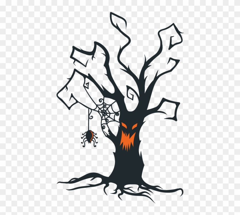 Gumtoo Designer Temporary Tattoos - Tree Halloween #382198