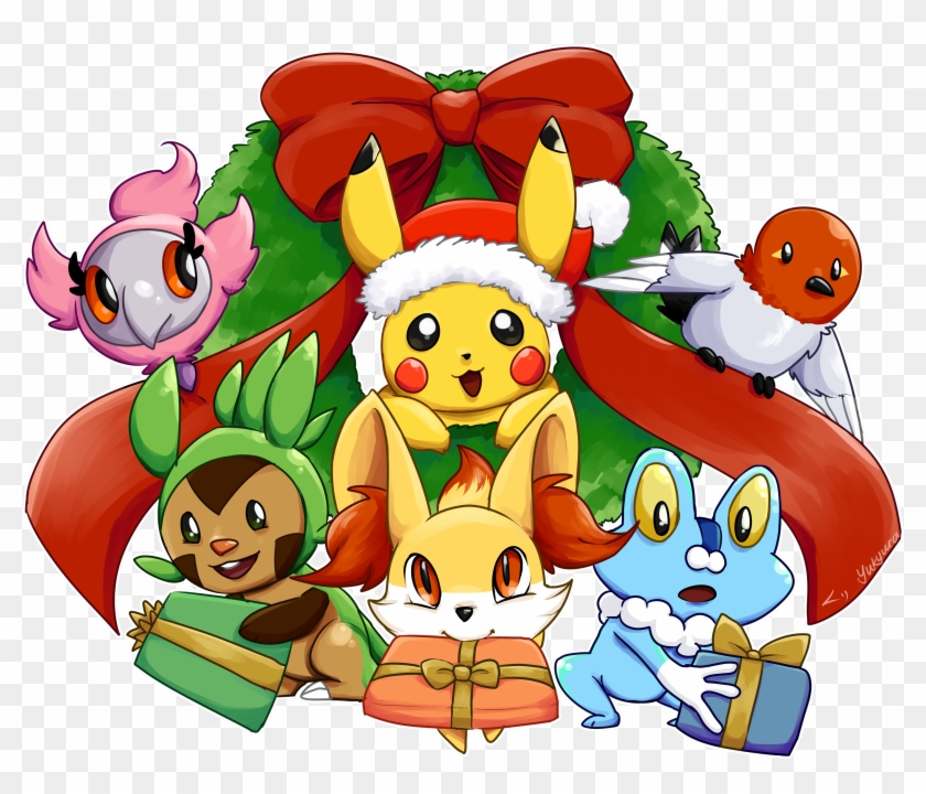 Pokemon Christmas Clipart - Pokemon Christmas #382351