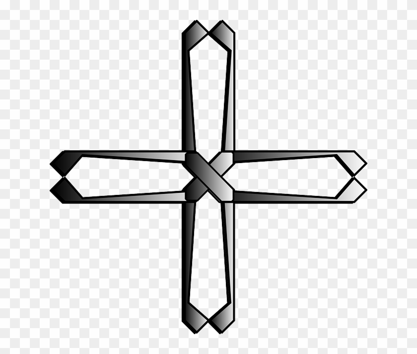 Christianity Cross, Crosses, Free, Religion, Steel, - Greek Cross #382370