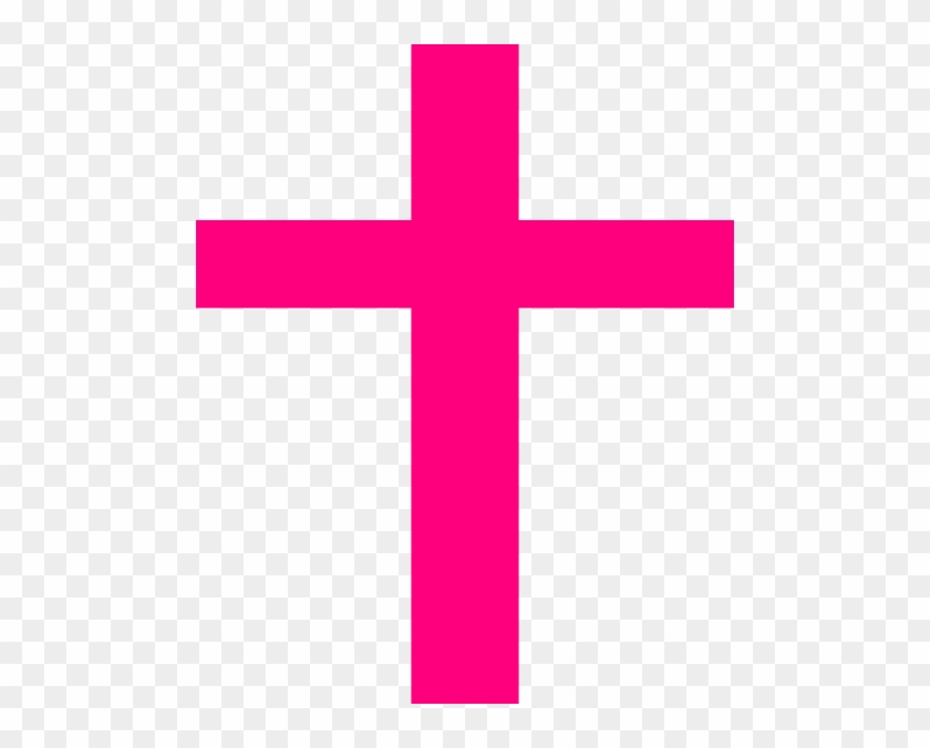 Pink - Cross - Clipart - Cross Pink Clip Art #382407