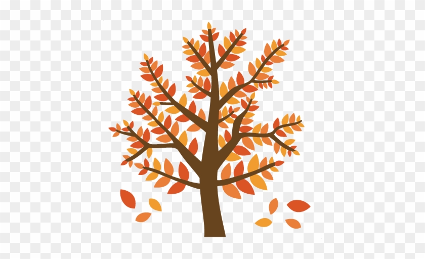 Fall Tree Svg Files For Scrapbooking Fall Tree Svg - Fall Tree Clipart Transparent Background #382434