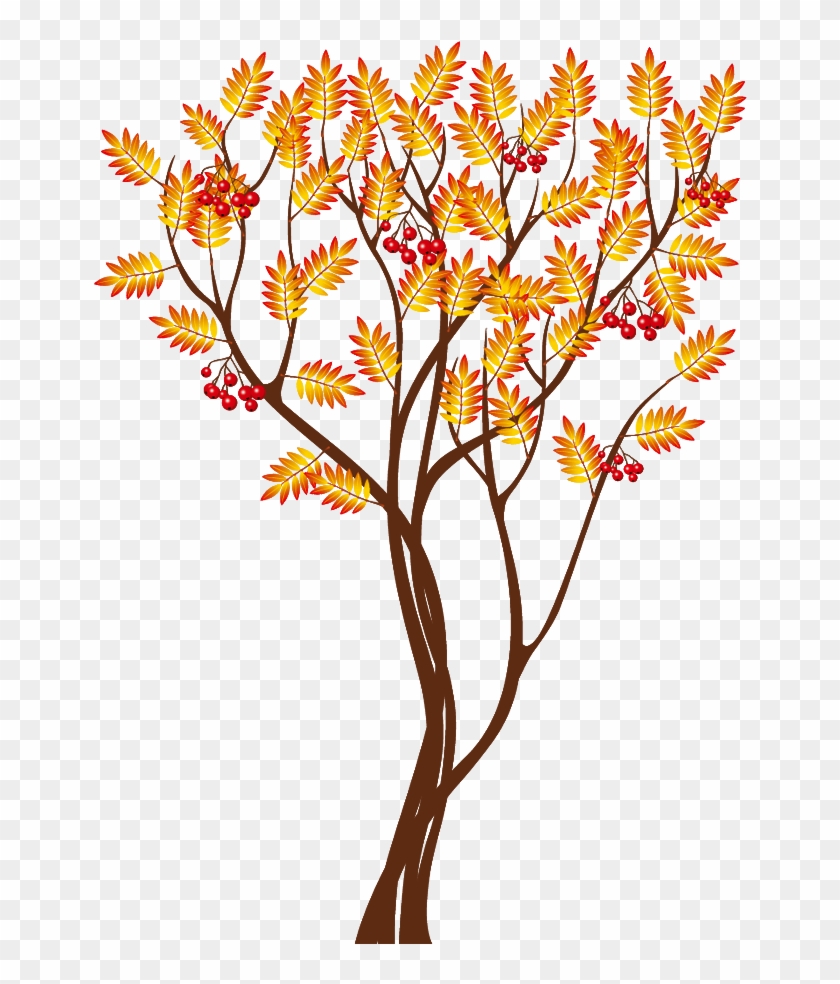 Transparent Autumn Tree Png Clipart Image - Autumn Tree Transparent #382440